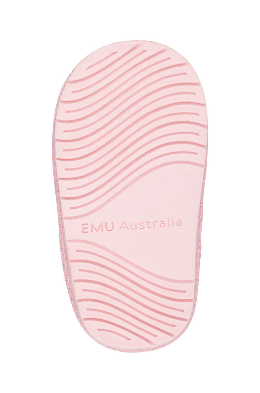 Emu Australia Детски велурени апрески Toddle в розово - Pepit.bg