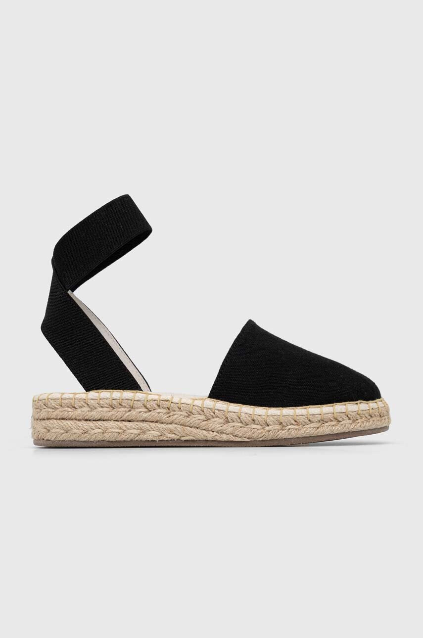 Emu Australia Еспадрили Elabana в черно с платформа W12872.BLAK - Pepit.bg