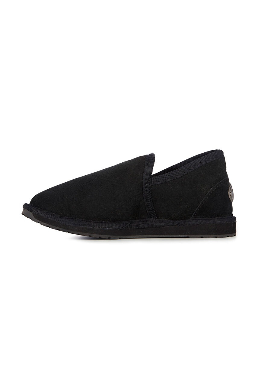 Emu Australia Велурени чехли Platinum Ashford в черно - Pepit.bg