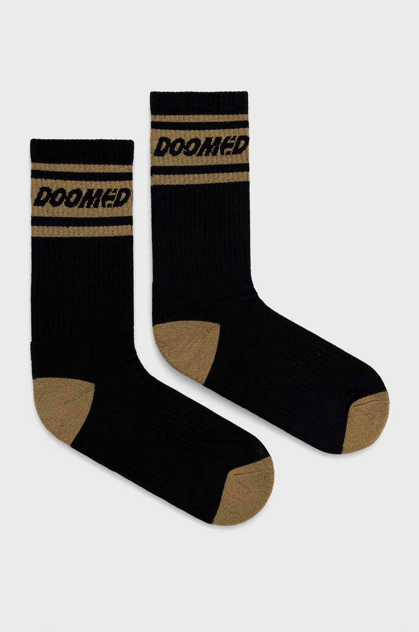Etnies Чорапи Doomed мъжки в черно - Pepit.bg