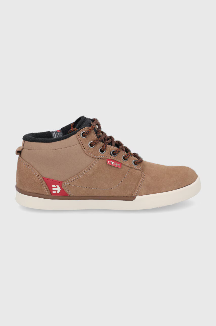 Etnies Велурени обувки Jefferson в кафяво с равна подметка - Pepit.bg