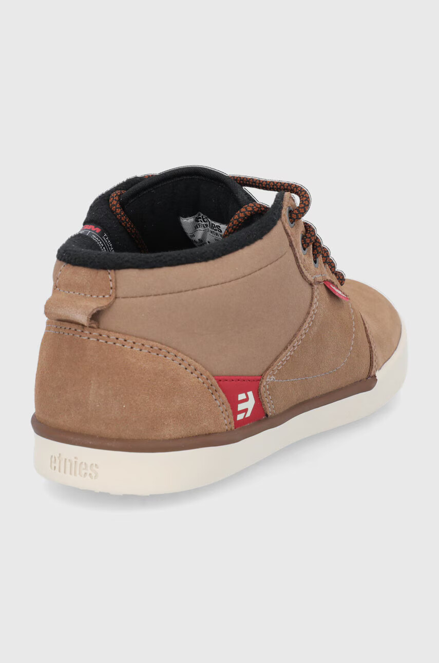 Etnies Велурени обувки Jefferson в кафяво с равна подметка - Pepit.bg