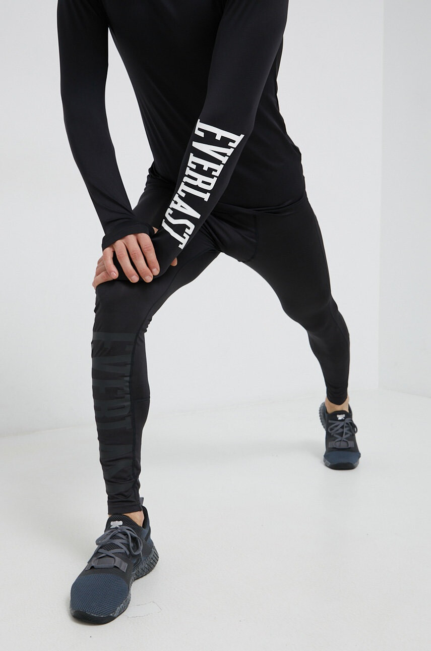 Everlast Клин мъжки в черно с принт - Pepit.bg