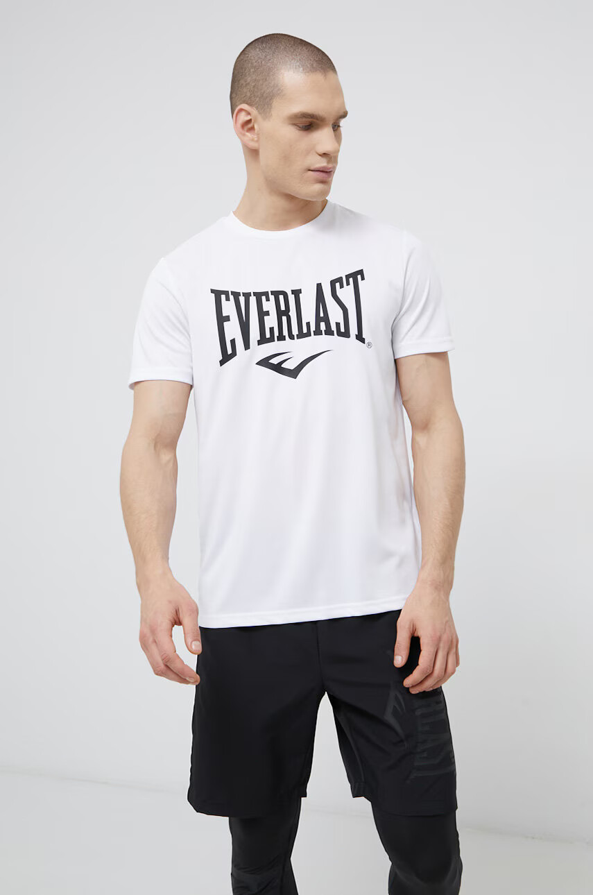 Everlast Тениска в бяло с принт - Pepit.bg