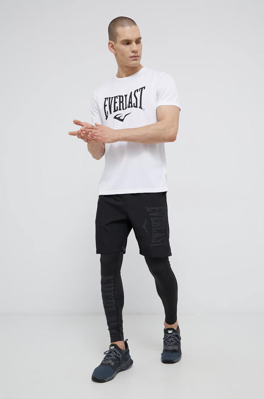 Everlast Тениска в бяло с принт - Pepit.bg