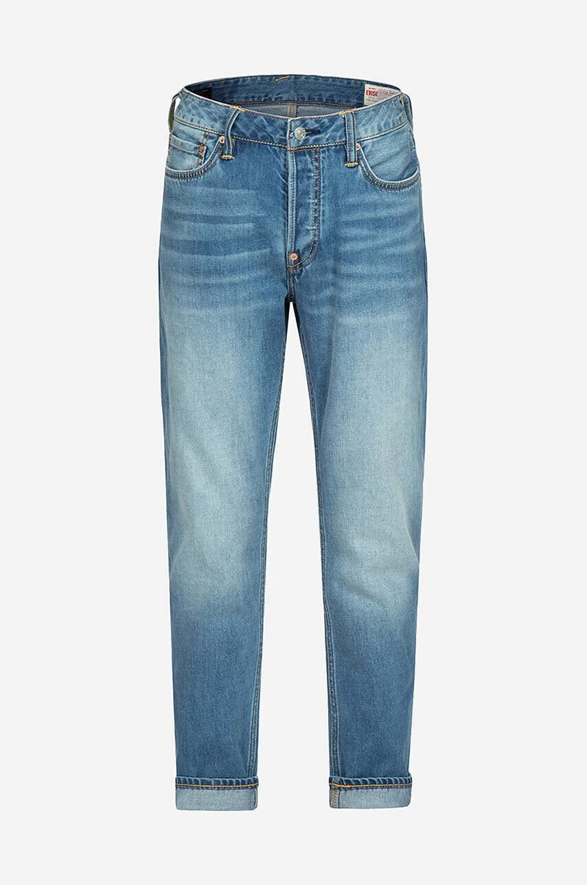 Evisu Дънки Graffiti Daruma Pocket Printed Jeans в синьо 2ESHTM3JE12517CT INDIGO MID TONE - Pepit.bg