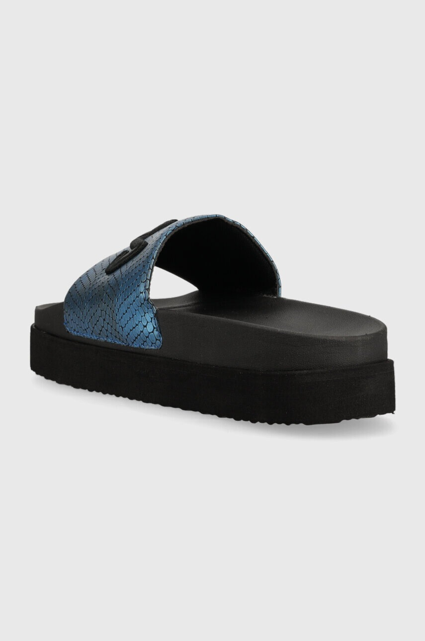 Fila Чехли Morro Bay Zeppa в черно с платформа - Pepit.bg