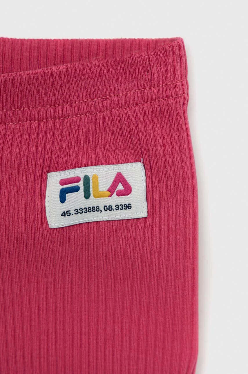 Fila Детски къси панталони в розово с апликация - Pepit.bg