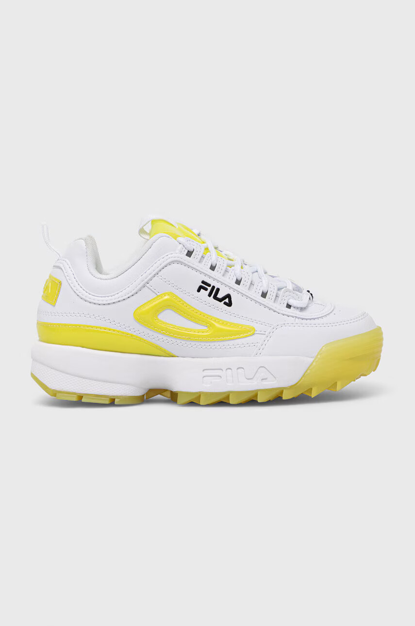 Fila Детски маратонки в бяло - Pepit.bg