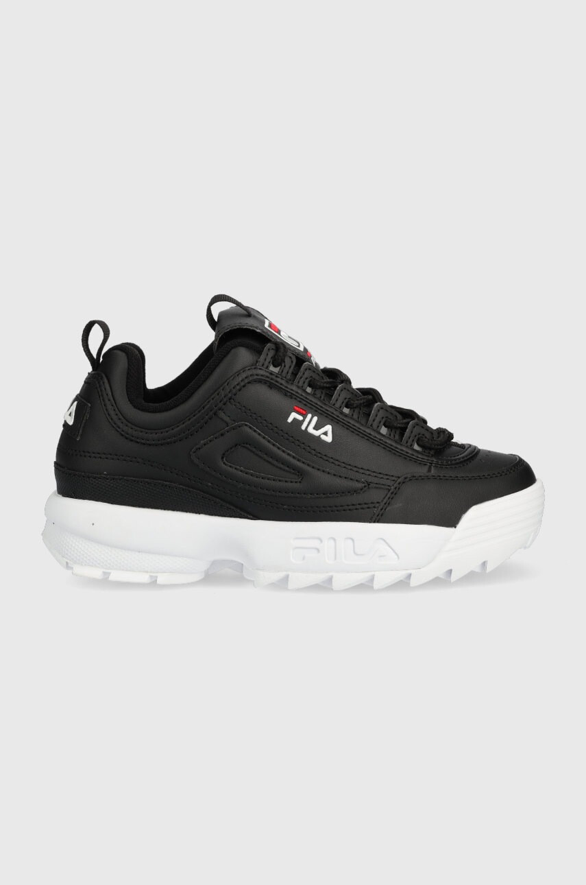 Fila Детски маратонки в черно - Pepit.bg