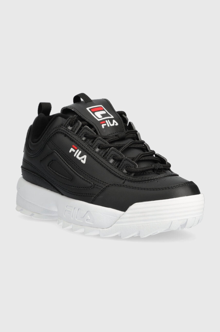 Fila Детски маратонки в черно - Pepit.bg