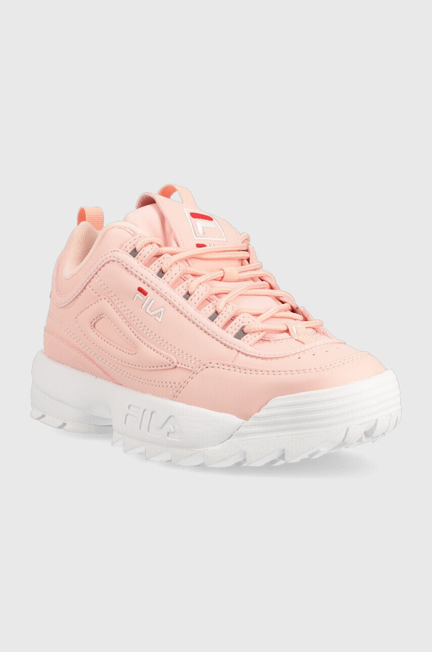 Fila Детски маратонки Disruptor в розово - Pepit.bg