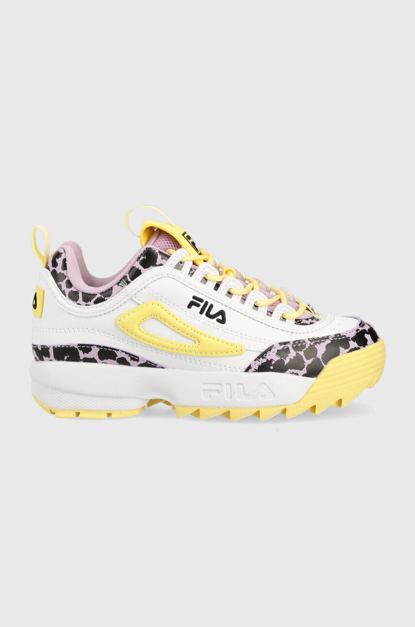 Fila Детски маратонки FFK0115 DISRUPTOR F в бяло - Pepit.bg