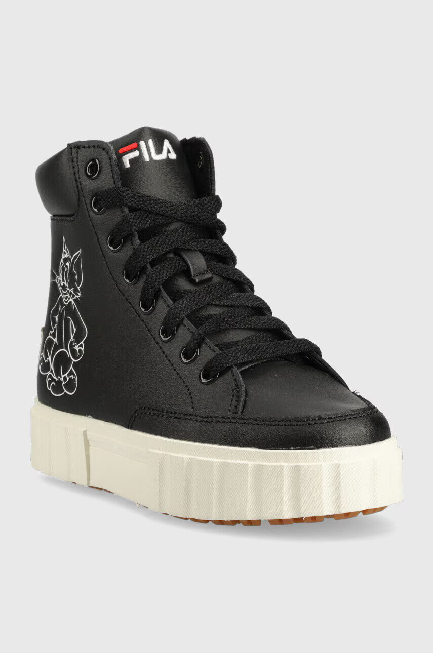 Fila Детски маратонки Sandblast X Tom And Jerry в черно - Pepit.bg