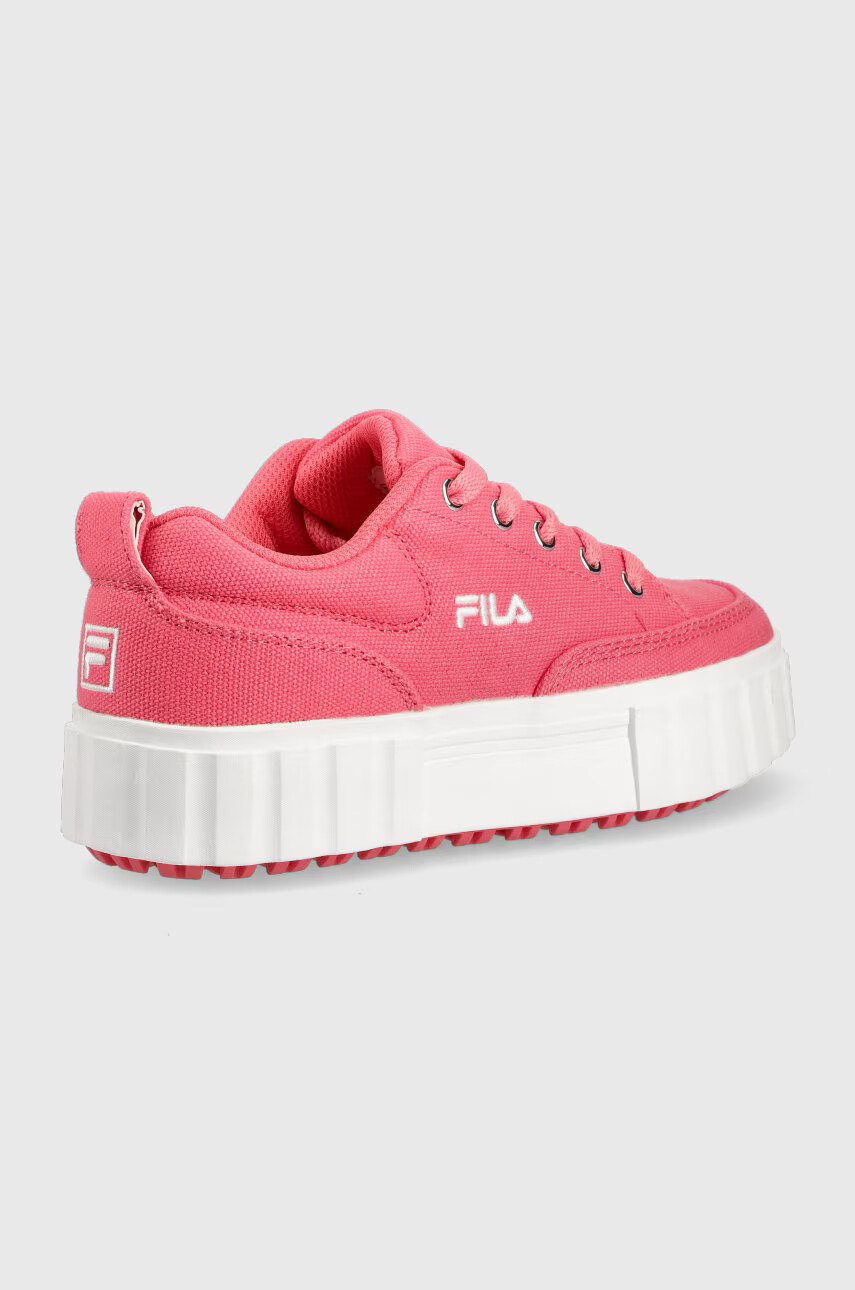 Fila Детски ниски кецове в оранжево - Pepit.bg