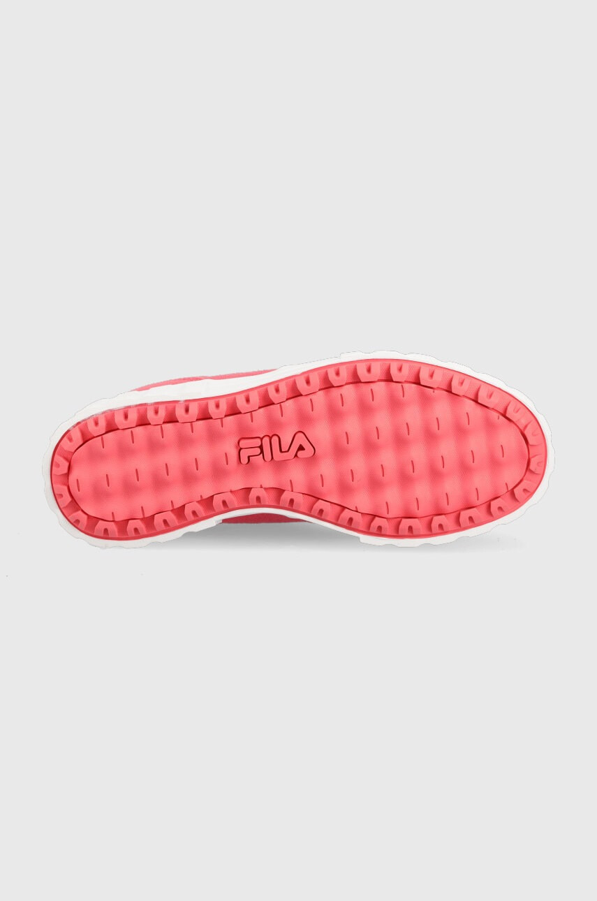 Fila Детски ниски кецове в оранжево - Pepit.bg
