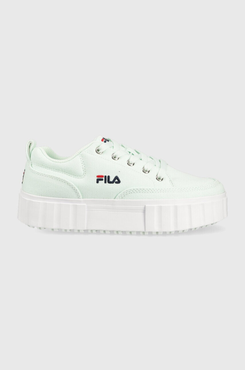 Fila Детски ниски кецове в тюркоазено - Pepit.bg