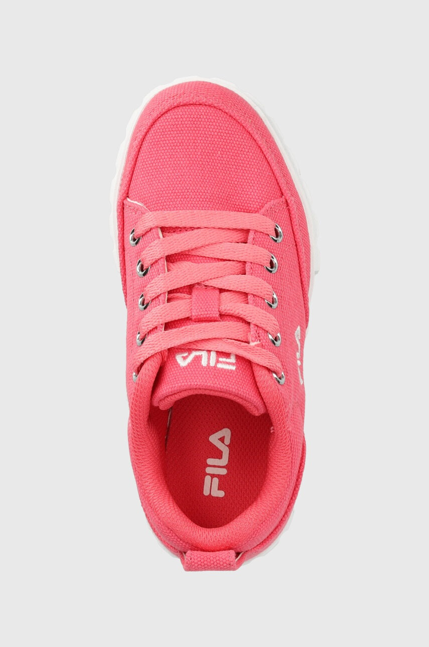 Fila Детски ниски кецове в оранжево - Pepit.bg