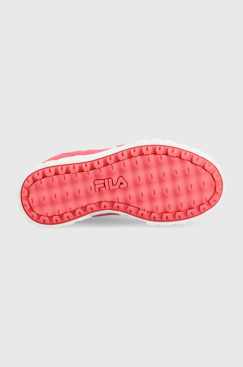 Fila Детски ниски кецове в оранжево - Pepit.bg