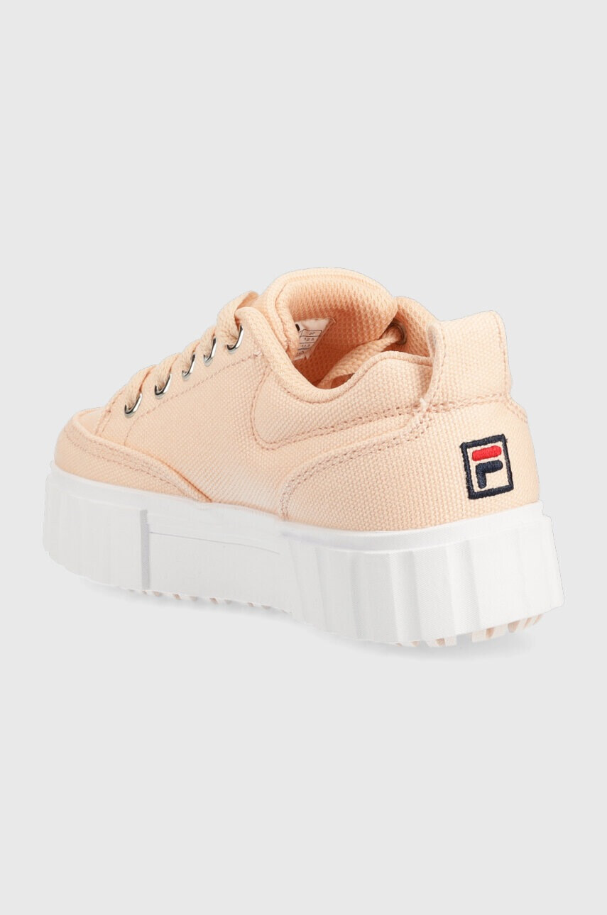 Fila Детски ниски кецове в оранжево - Pepit.bg