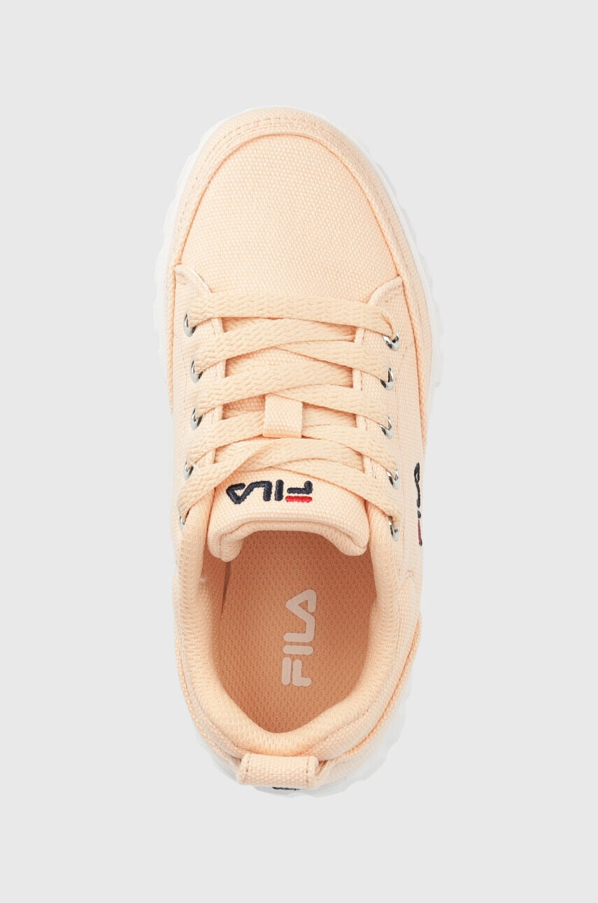 Fila Детски ниски кецове в оранжево - Pepit.bg
