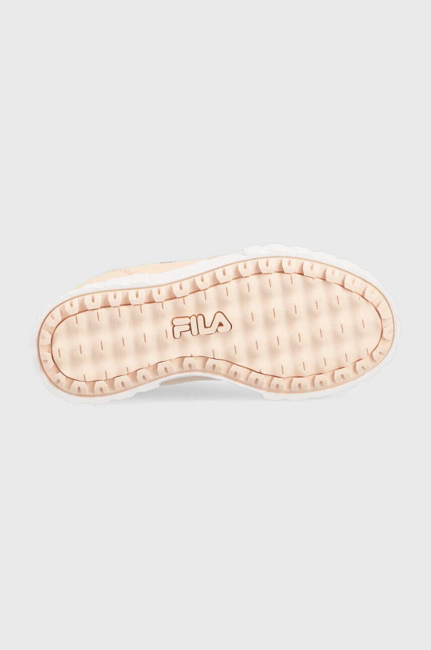 Fila Детски ниски кецове в оранжево - Pepit.bg