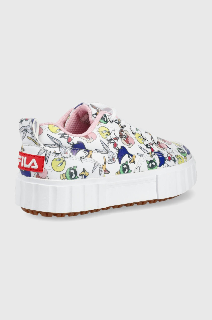 Fila Детски обувки Wb Sandblast Aop в бяло - Pepit.bg