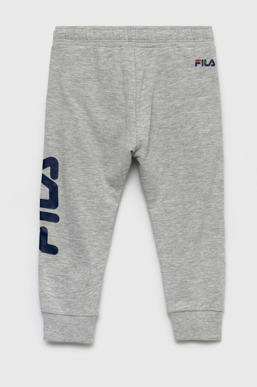 Fila Детски спортен панталон в сиво с принт - Pepit.bg