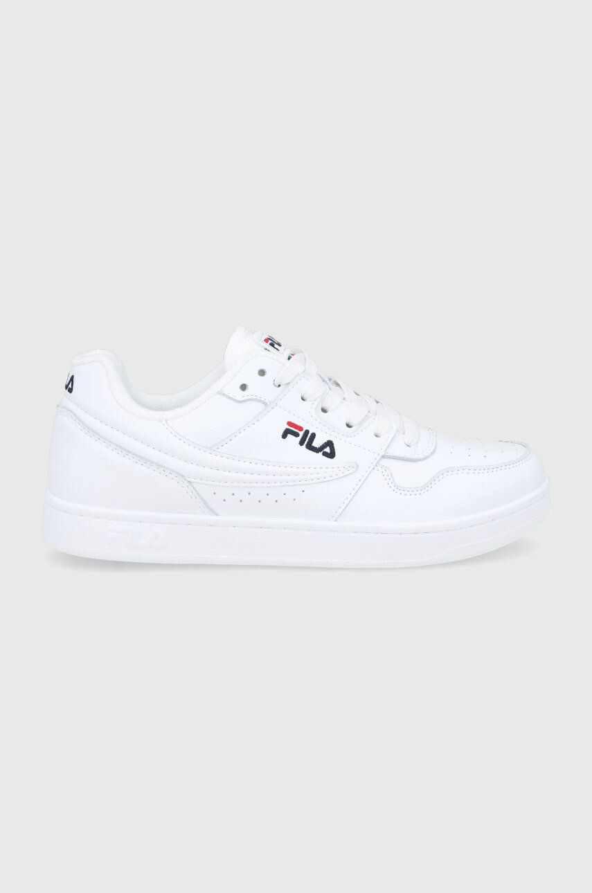 Fila Кожени обувки Arcade Low в бяло с равна подметка - Pepit.bg