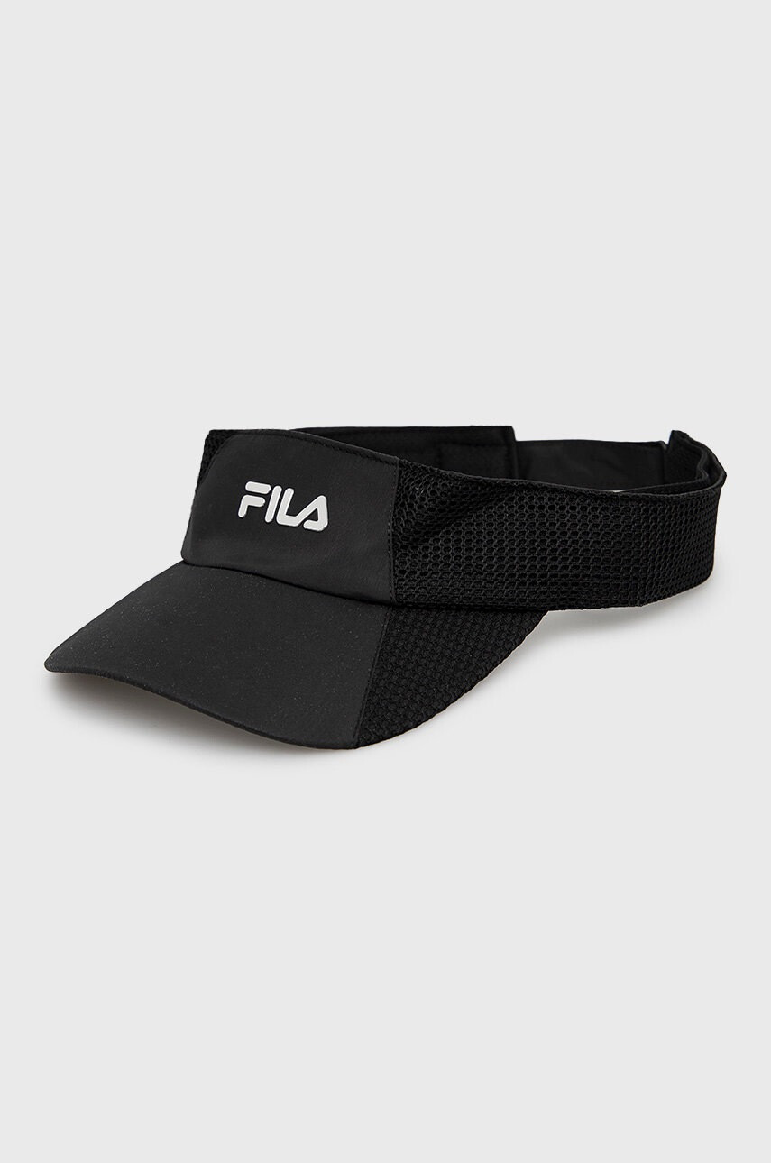 Fila Козирка в черно с изчистен дизайн - Pepit.bg