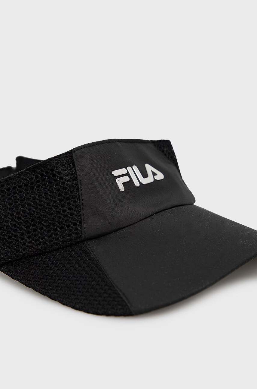 Fila Козирка в черно с изчистен дизайн - Pepit.bg