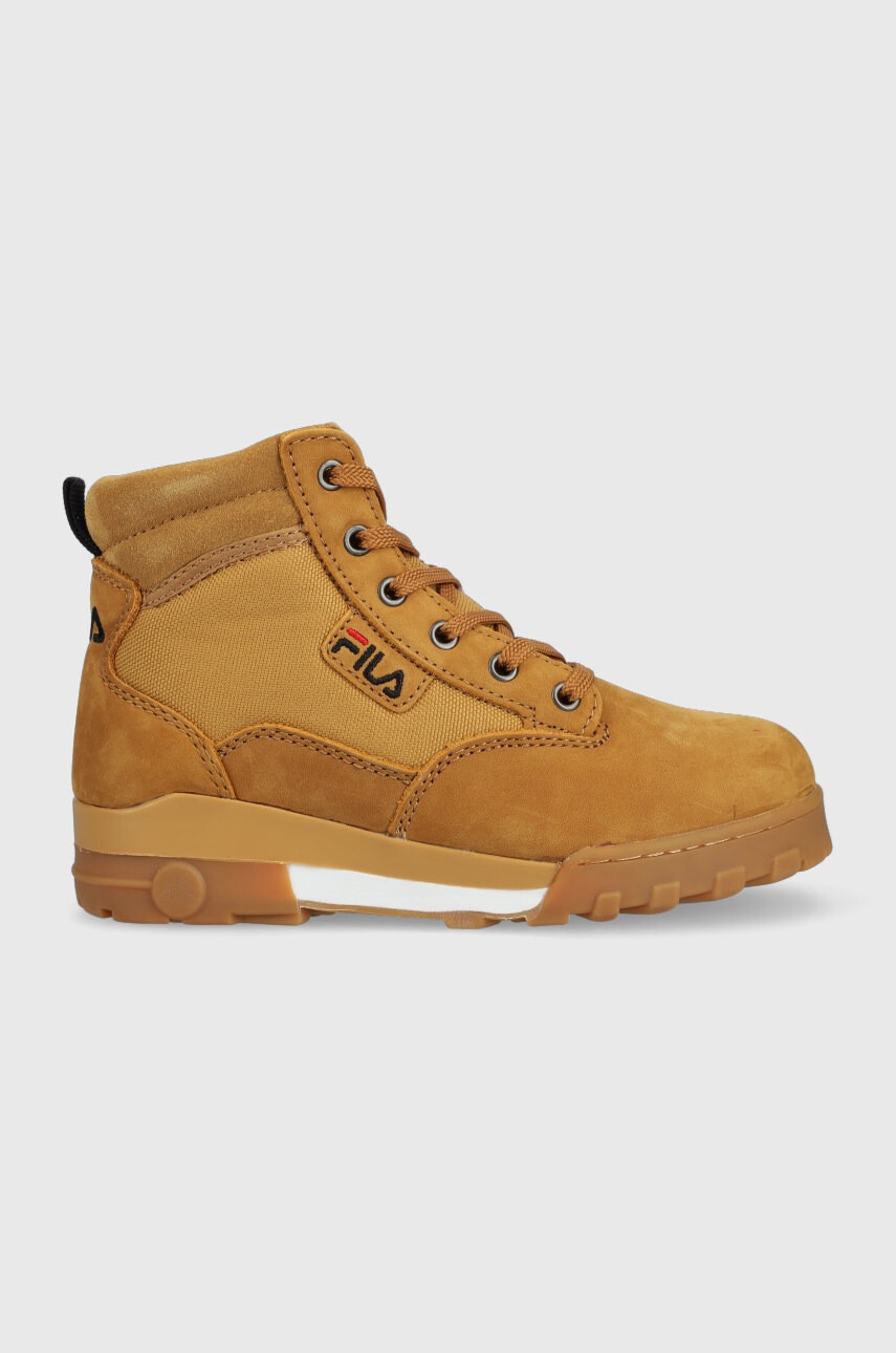 Fila Кубинки Grunge в кафяво с платформа - Pepit.bg