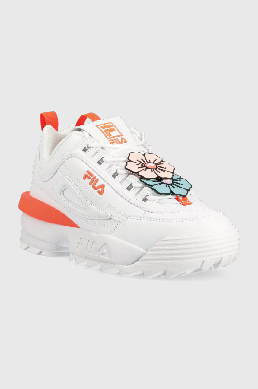Fila Маратонки DISRUPTOR FLOWER в бяло - Pepit.bg