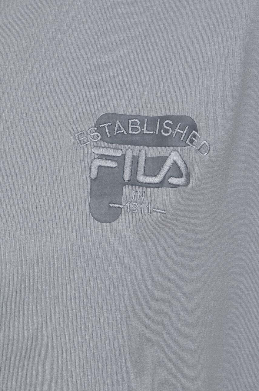 Fila Памучна тениска в сиво - Pepit.bg