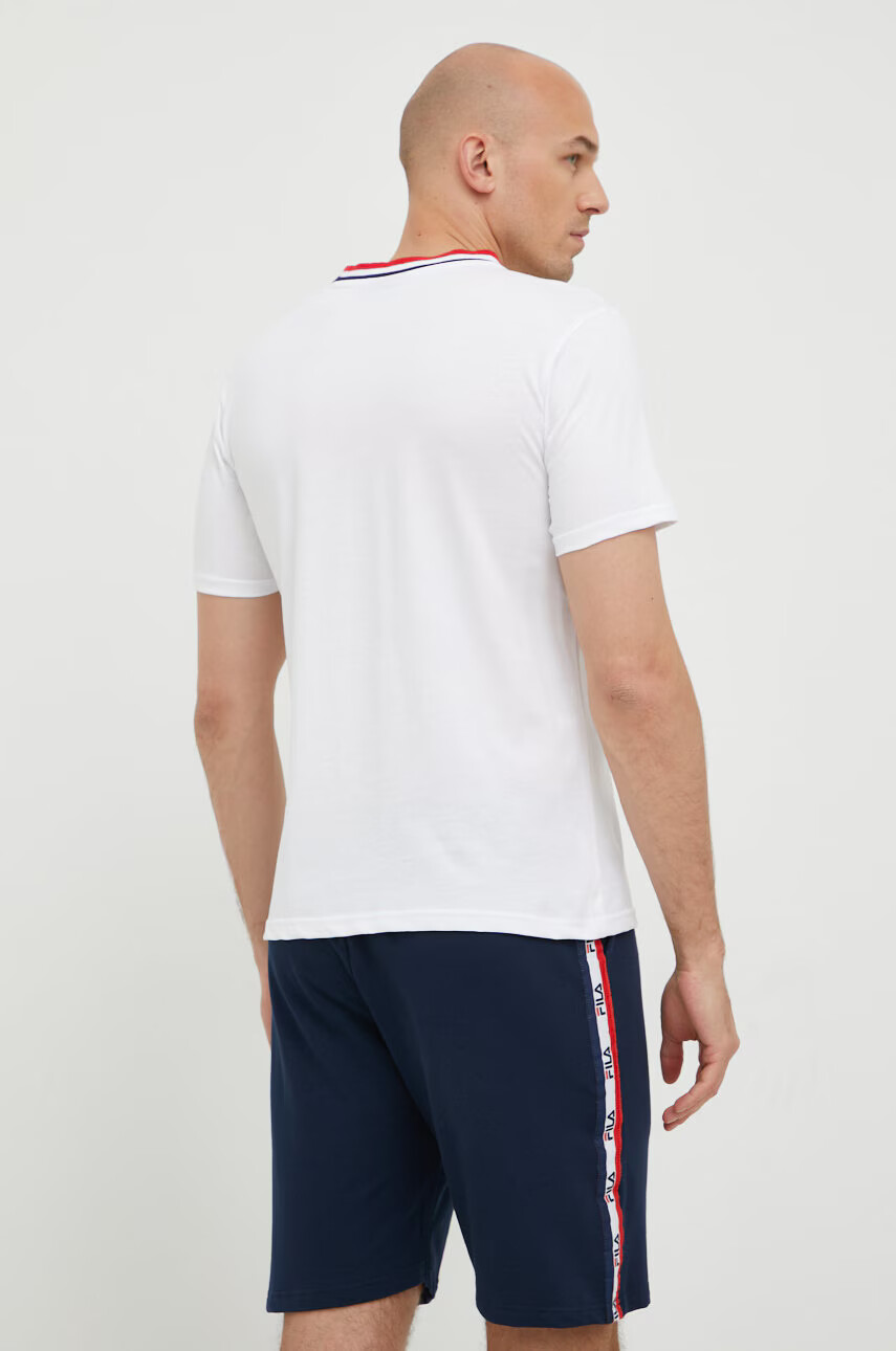 Fila Пижама мъжка в бяло с принт - Pepit.bg
