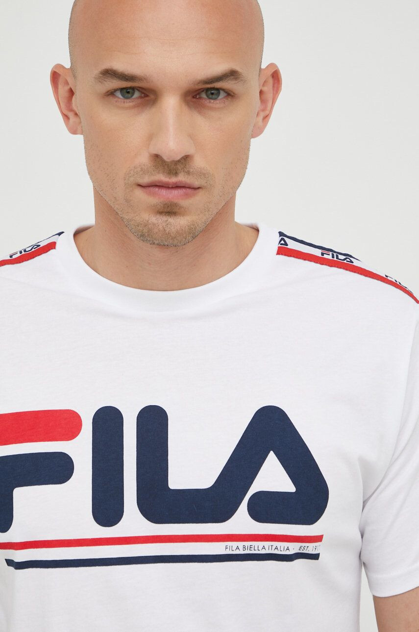 Fila Пижама мъжка в бяло с принт - Pepit.bg