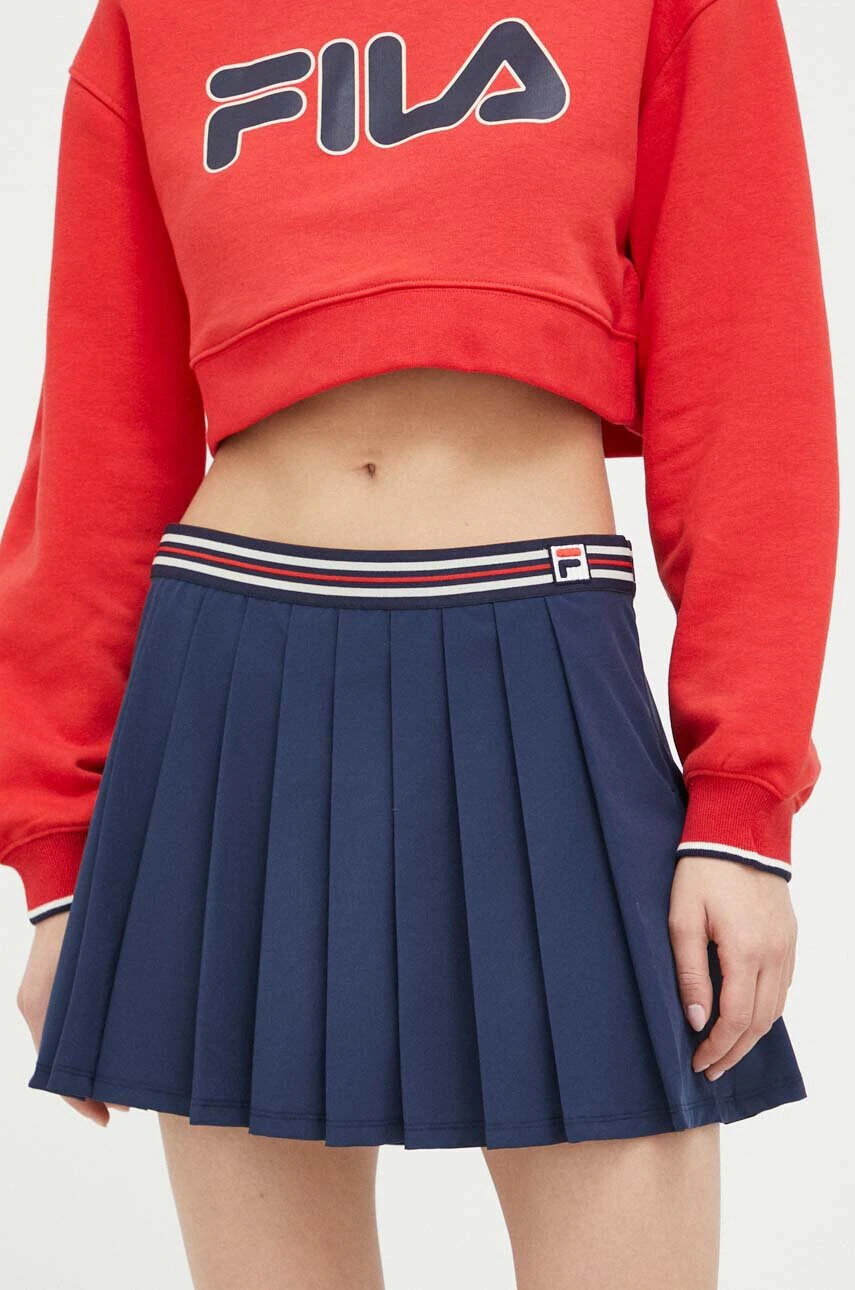 Fila Пола x Hailey Bieber в тъмносиньо къс модел разкроен модел - Pepit.bg