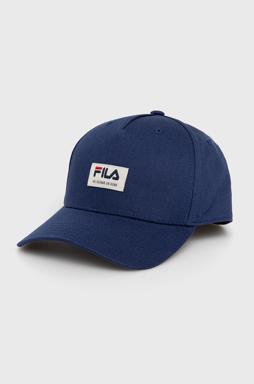 Fila Шапка в тъмносиньо с апликация - Pepit.bg