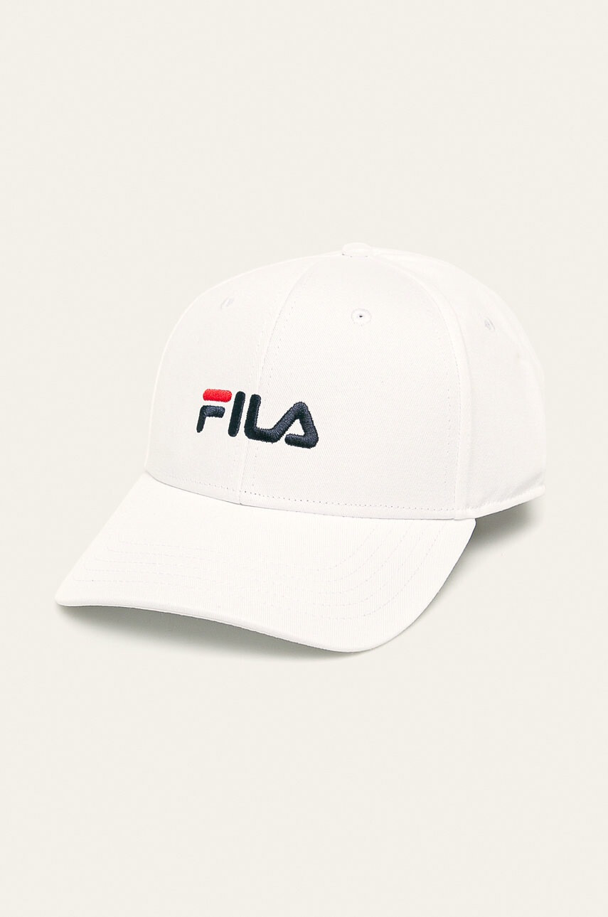 Fila Шапка в бяло с апликация - Pepit.bg