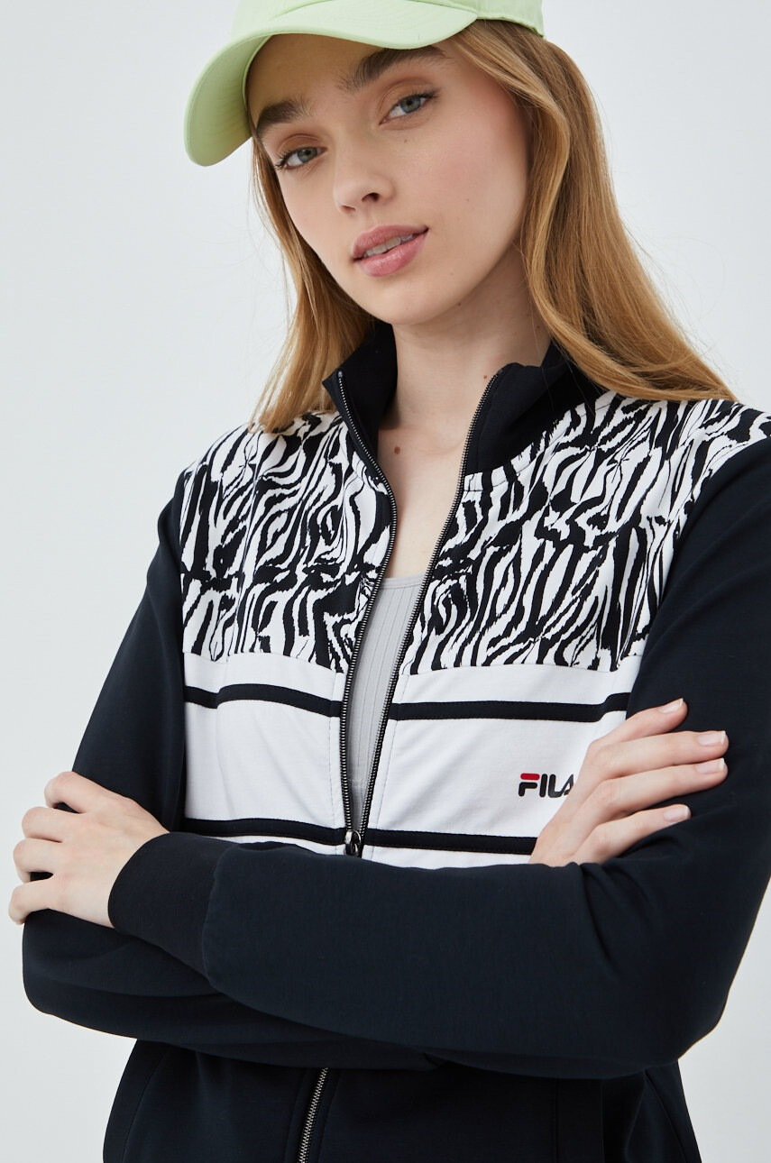 Fila Суичър в черно с десен - Pepit.bg