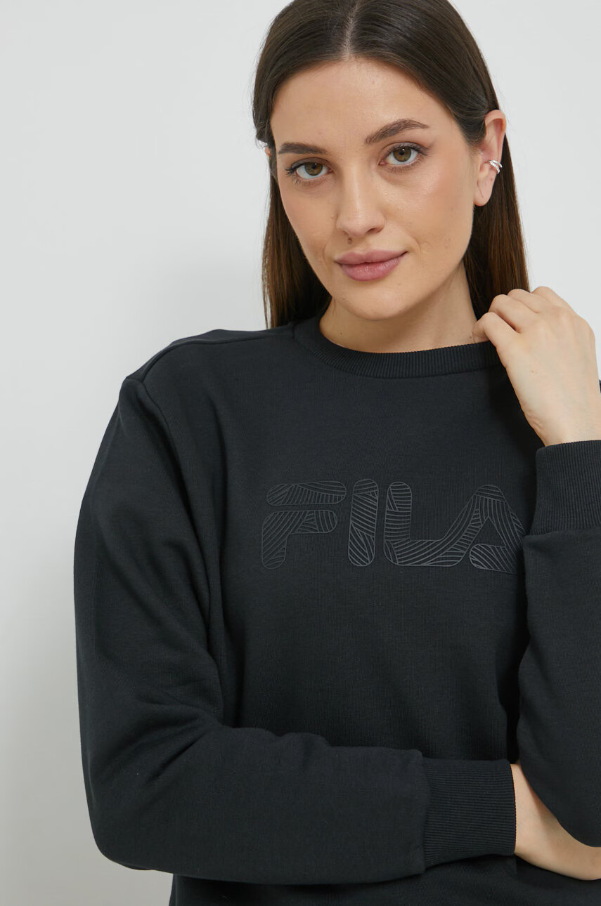 Fila Суичър в черно с апликация - Pepit.bg