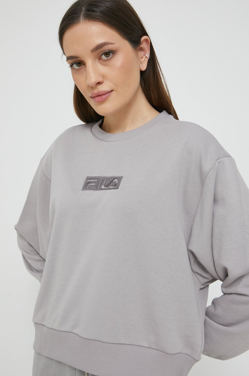 Fila Суичър в сиво с изчистен дизайн - Pepit.bg