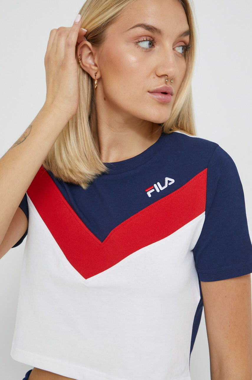 Fila Тениска в тъмносиньо - Pepit.bg