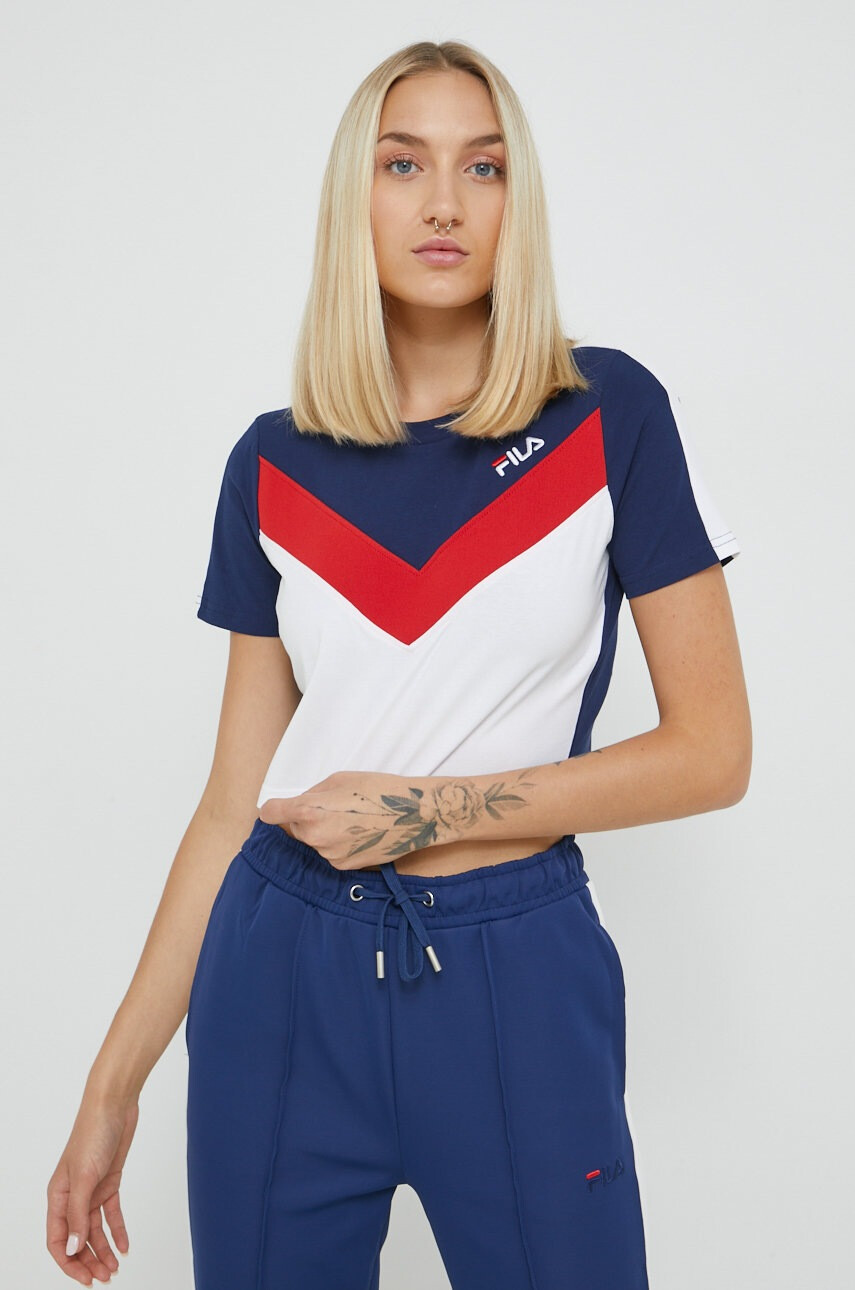 Fila Тениска в тъмносиньо - Pepit.bg