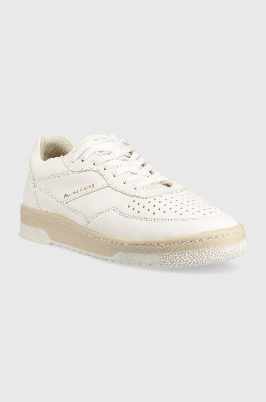 Filling Pieces Кожени маратонки Ace Spin в бяло 70033492007 - Pepit.bg