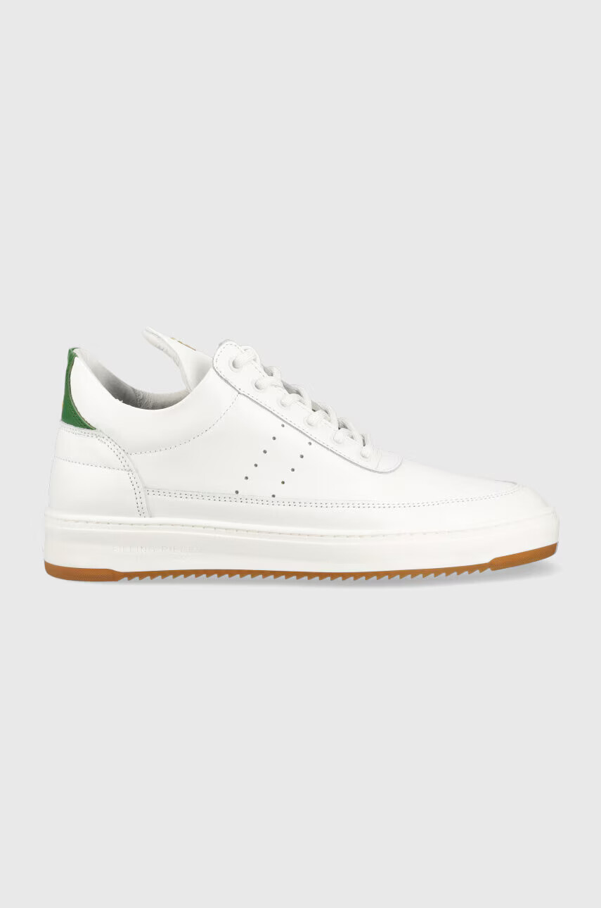 Filling Pieces Кожени маратонки Low Top Bianco в бяло 10127791926 - Pepit.bg
