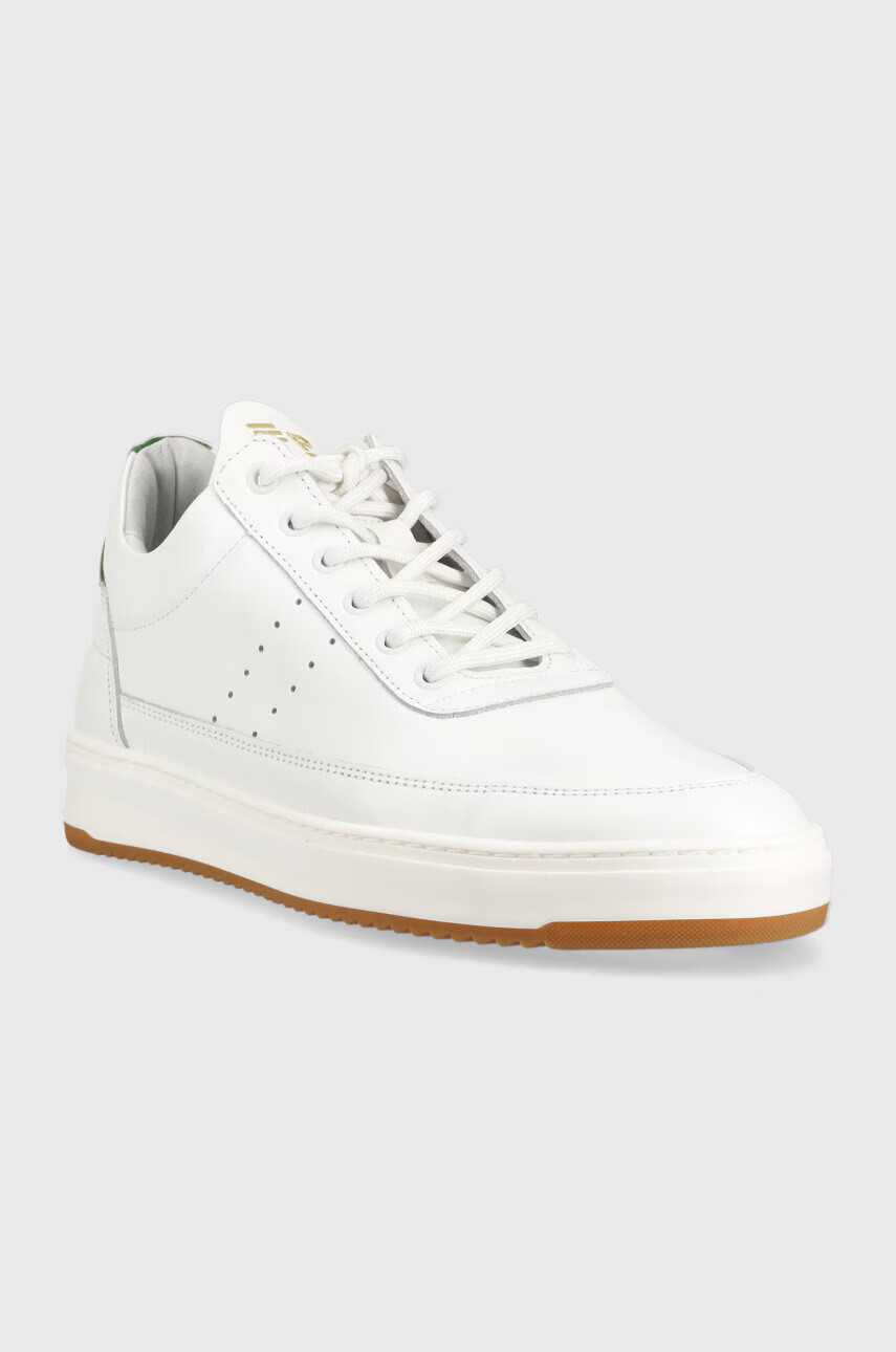 Filling Pieces Кожени маратонки Low Top Bianco в бяло 10127791926 - Pepit.bg