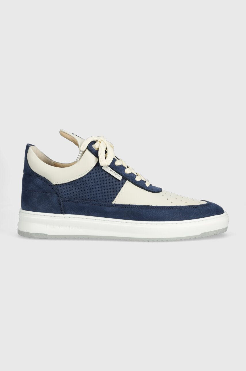 Filling Pieces Кожени маратонки Low Top Game в тъмносиньо 10133151916 - Pepit.bg