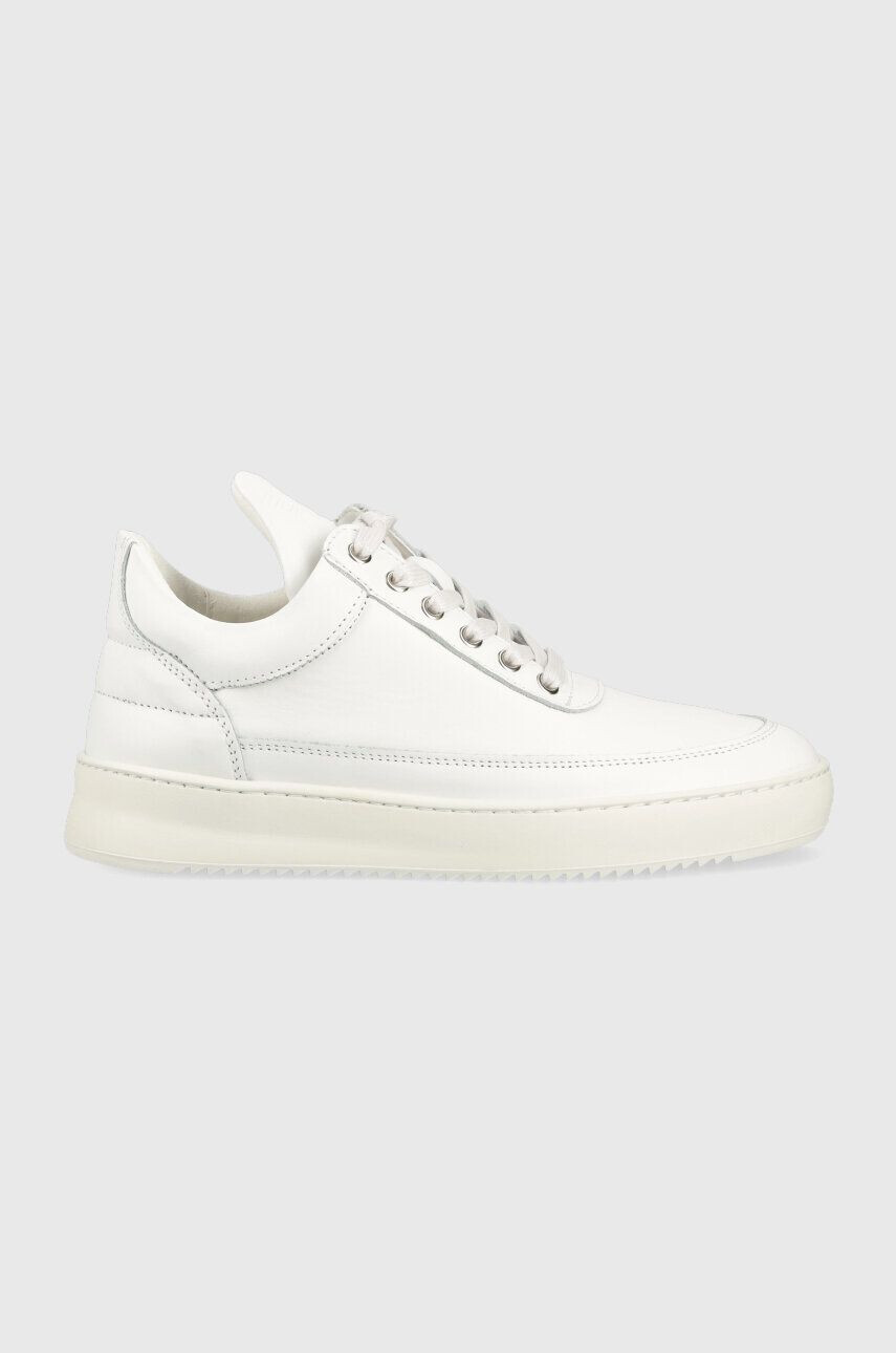 Filling Pieces Кожени маратонки Low Top Ripple Nappa в бяло 25121721855 - Pepit.bg