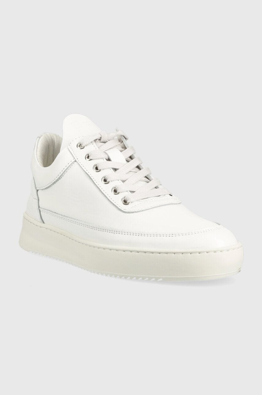 Filling Pieces Кожени маратонки Low Top Ripple Nappa в бяло 25121721855 - Pepit.bg